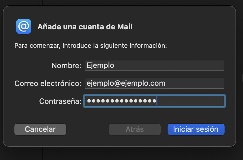 Correo MAC