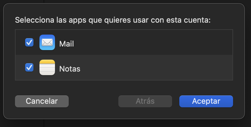 Correo MAC