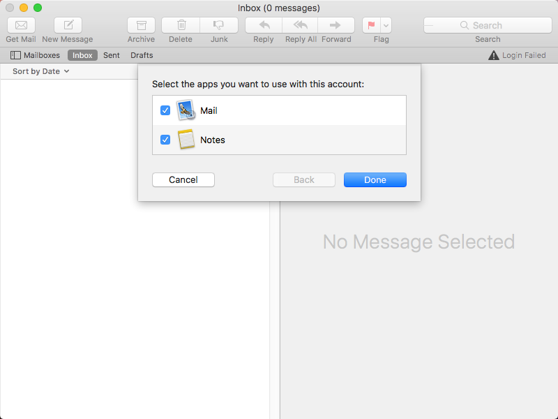 configurar cuenta de correo MAC
