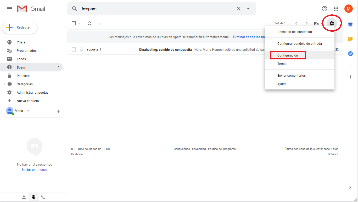 Gmail Envia Correos Legitimos A La Carpeta Spam Que Puedo Hacer Ayuda De Dinahosting