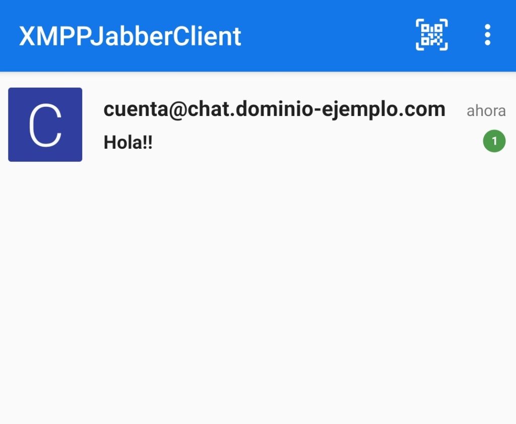 Configuración XMPP JabberClient