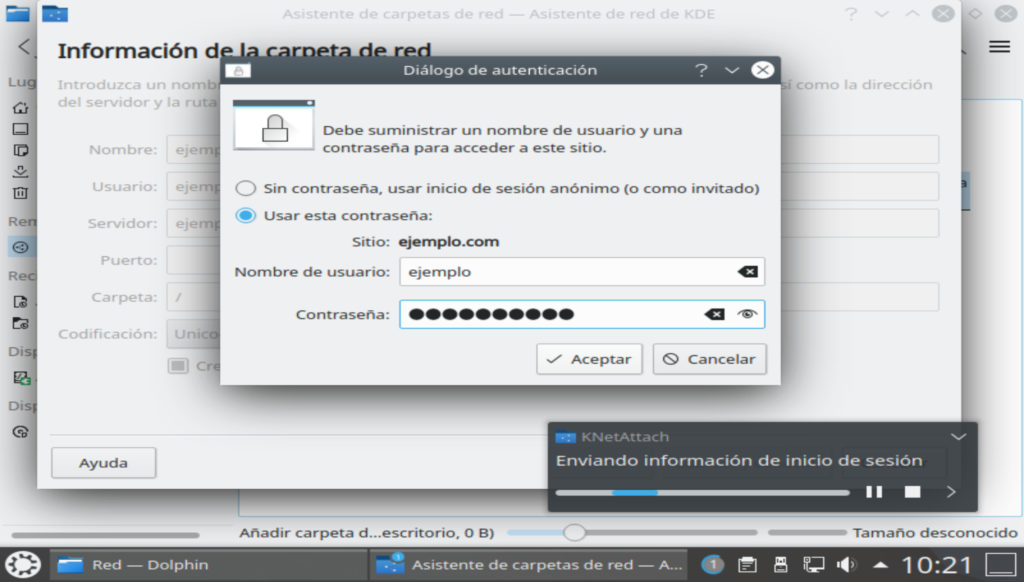 Conectar FTP Linux