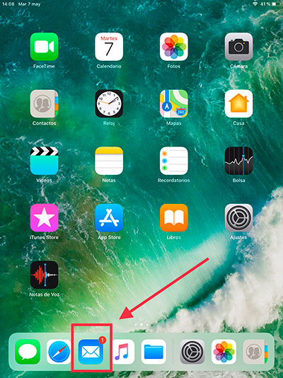 Acceder a email en ipad