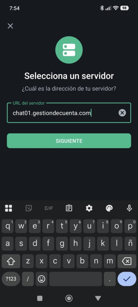 Captura de App element