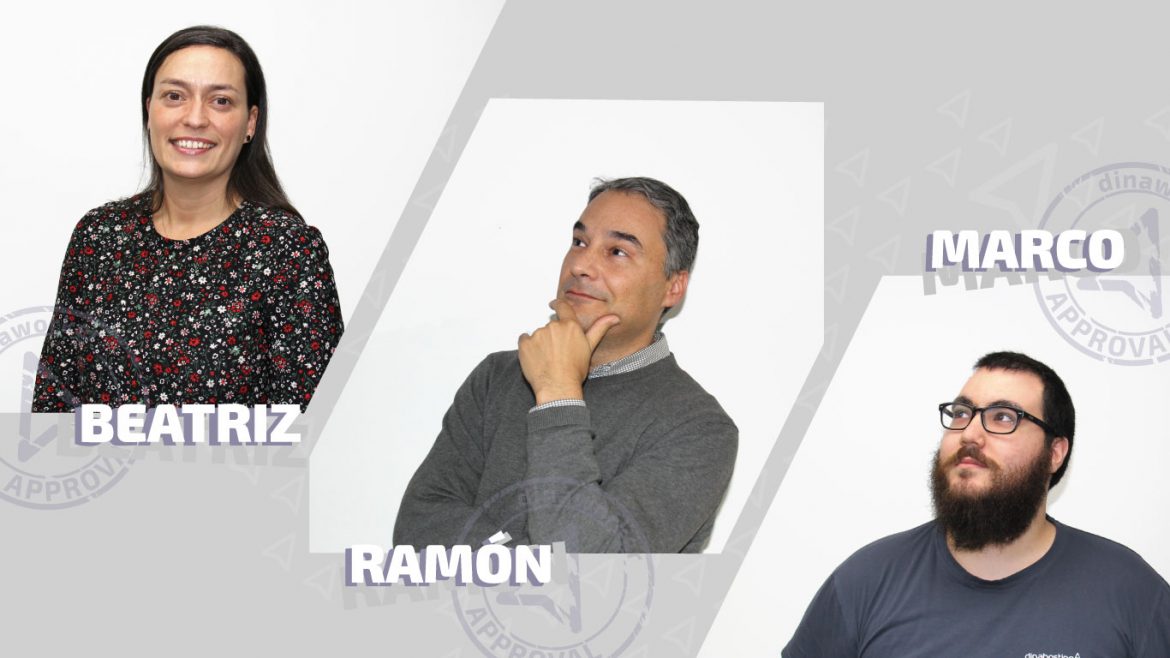 Entrevistas a dinawokers: Beatriz, Ramón e Marco