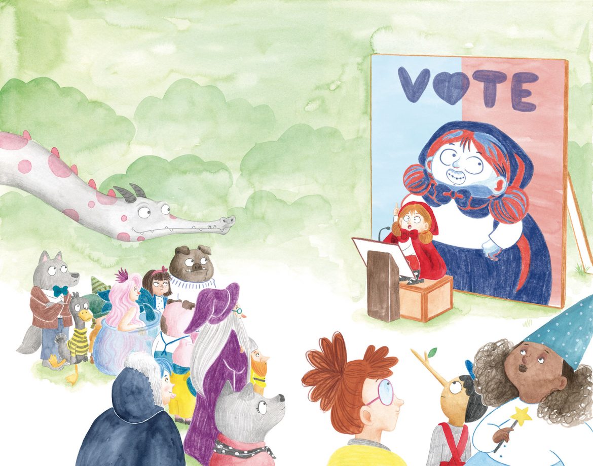 Ejemplo del trabajo de la ilustradora Mar Villar