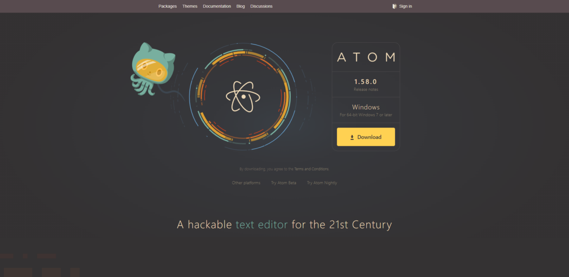 Editores HTML: Atom