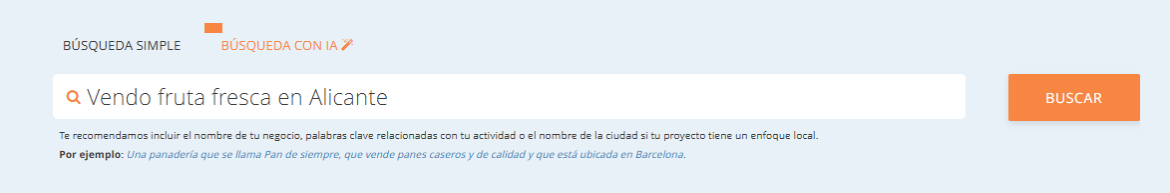 Búsqueda con IA