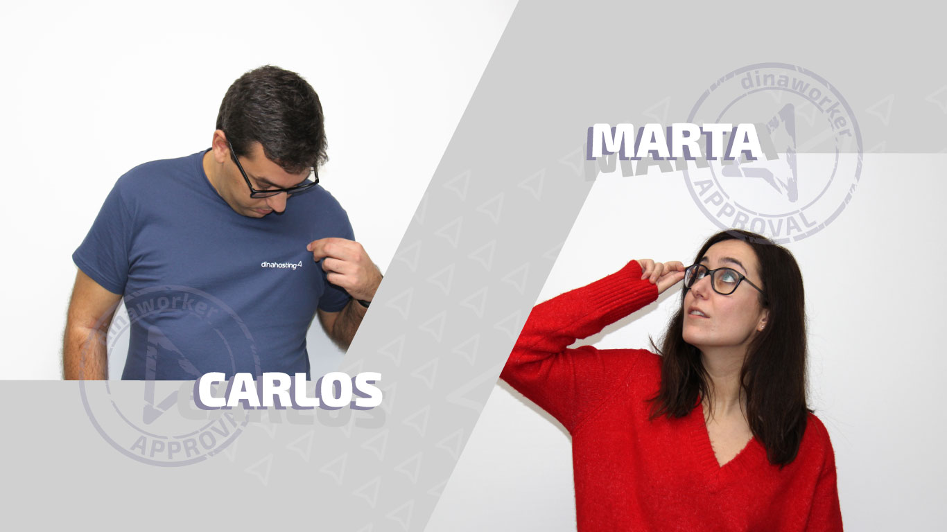 Entrevistas a dinaworkers: conocemos a Carlos y a Marta