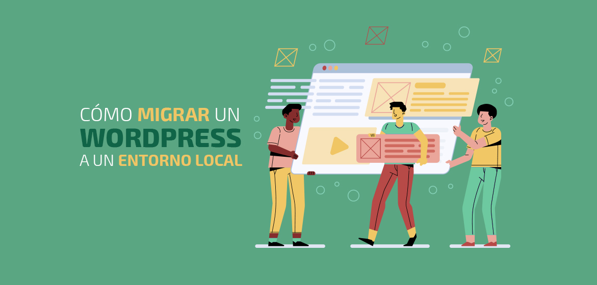 Migran un WordPress a entorno local