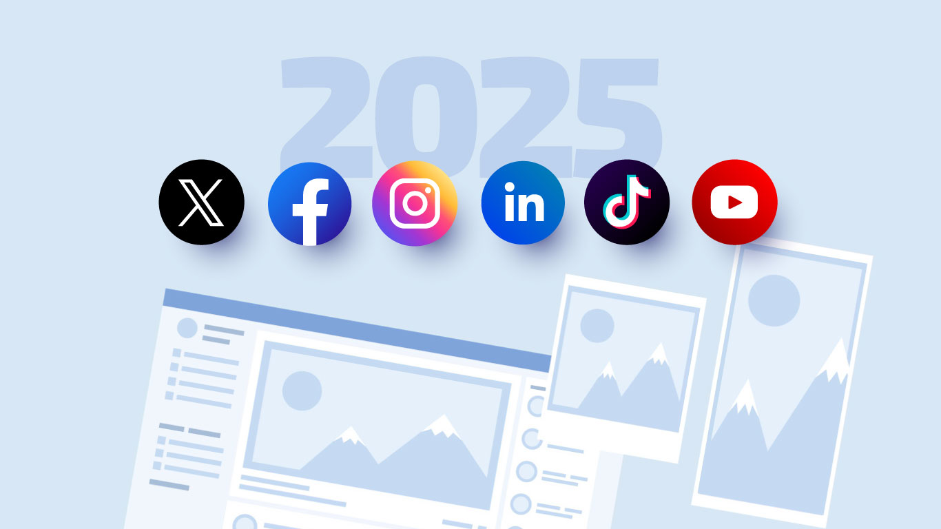 Tamaños de imágenes para tus redes sociales [2025]