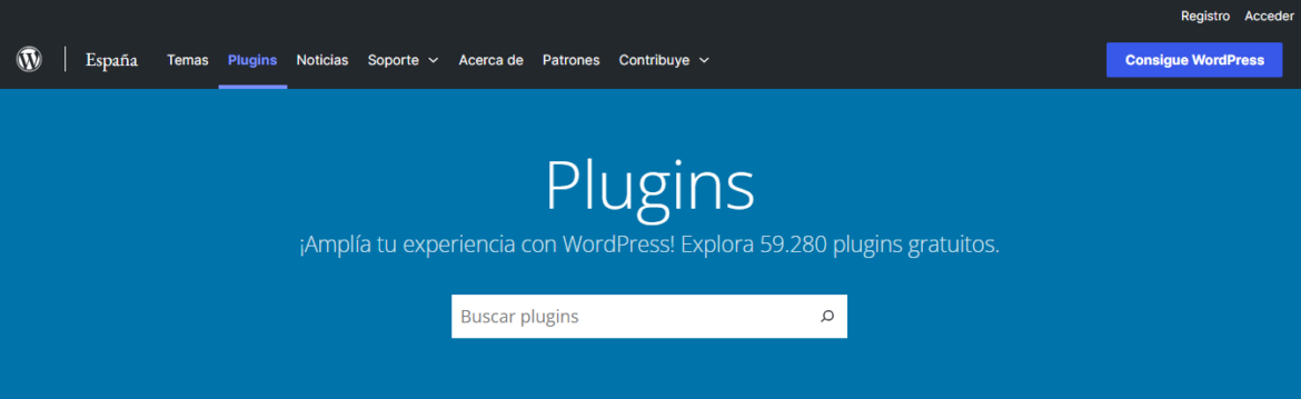 Todos los Plugins en WordPress