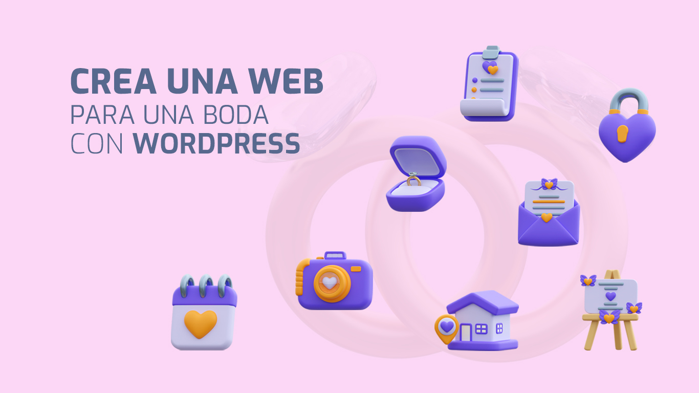 Crea y diseña una web para una boda con WordPress