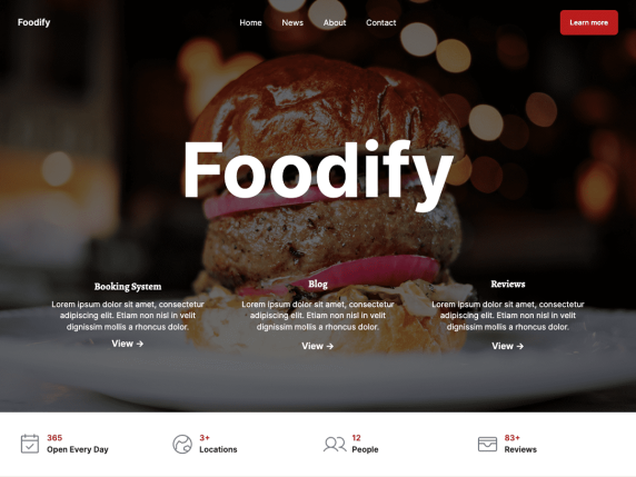 Foodify tema