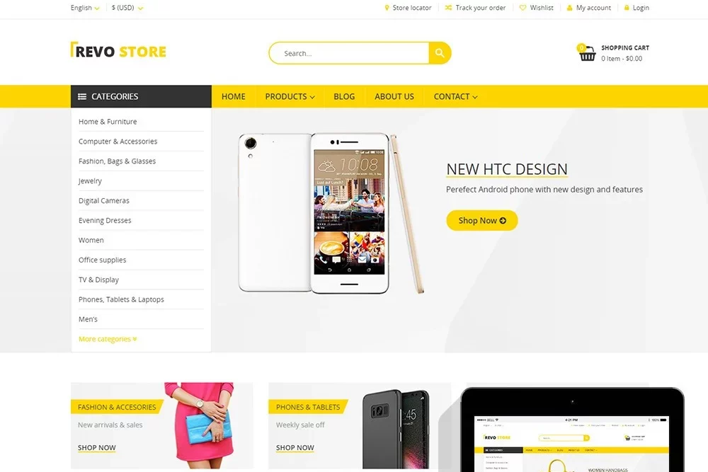 Revo Store en PrestaShop