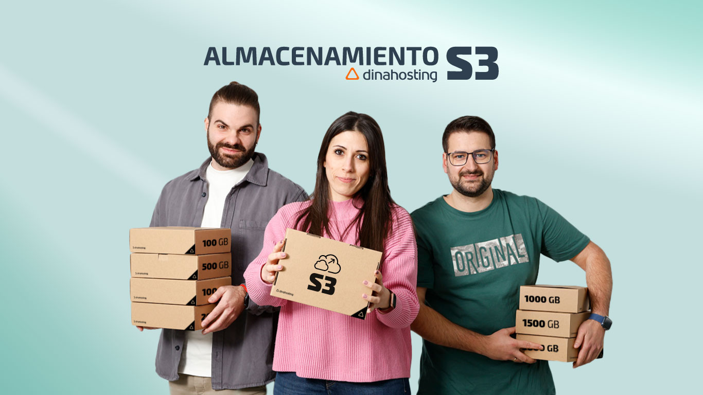 Almacenamiento S3 Dinahosting