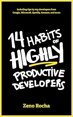 Libro "14 Habits of Highly Productive Developers"