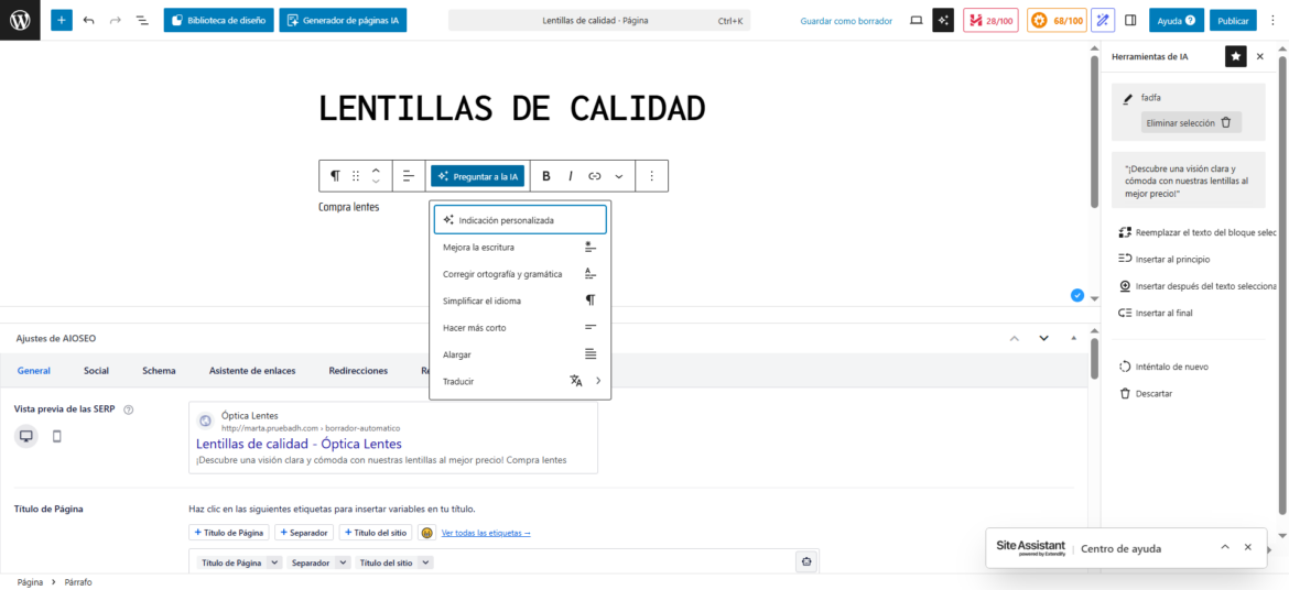 Herramientas de IA