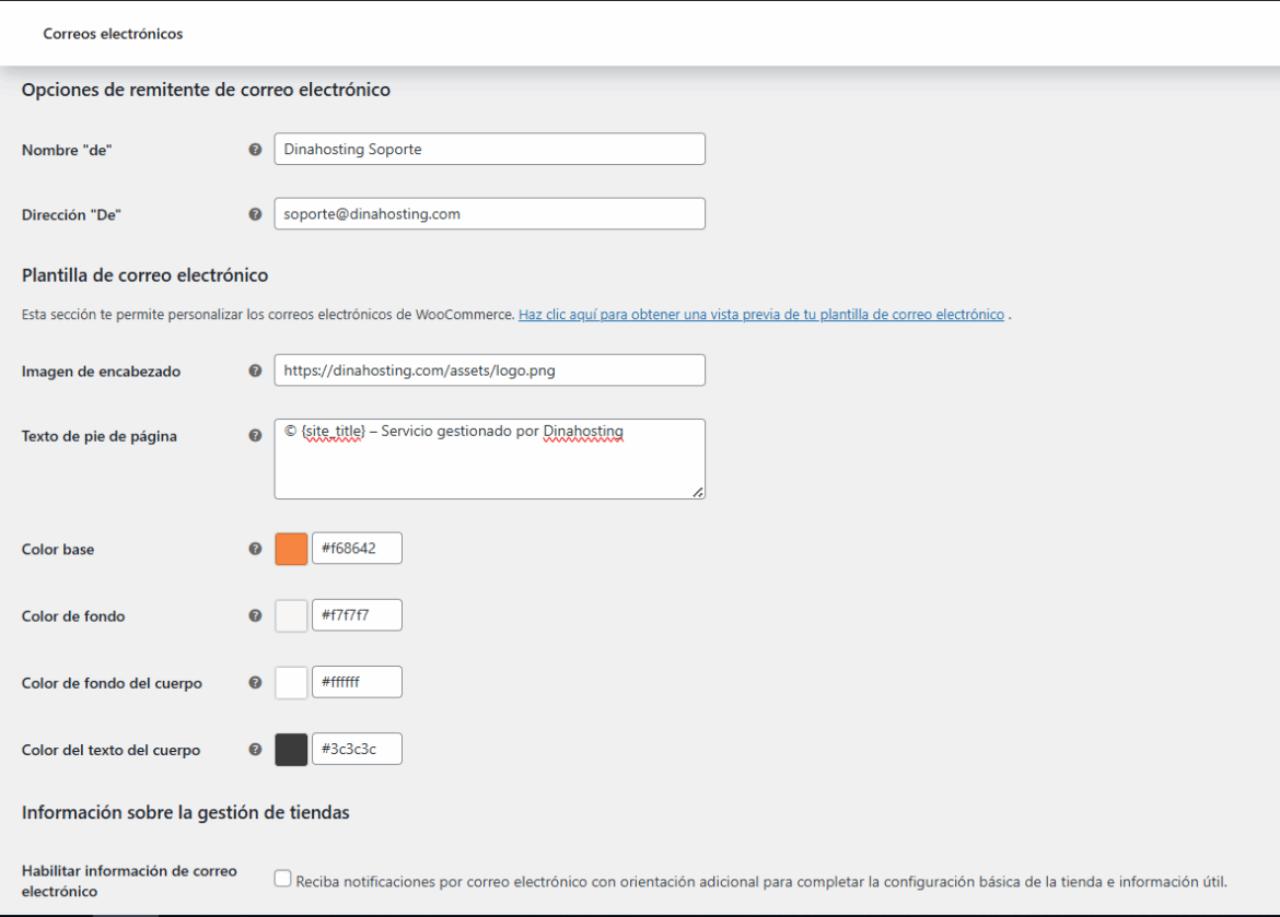 Personalización de correos en WooCommerce: asunto, logo y colores