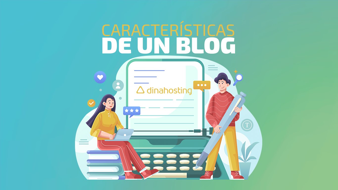 Banner características de un blog