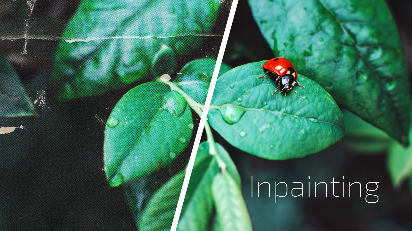 Inpainting: reconstruye o restaura imágenes con IA