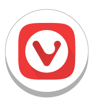 Vivaldi logo navegador