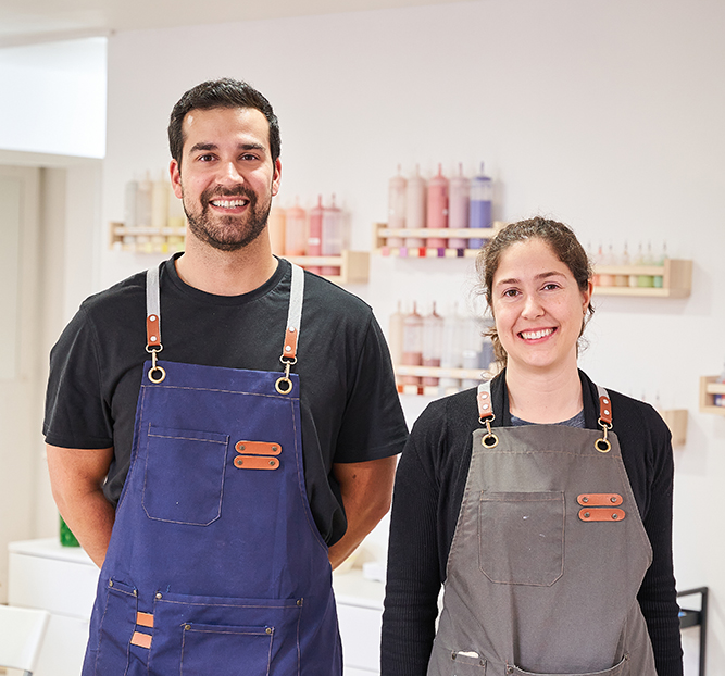 Equipo de pinta tu ceramica.