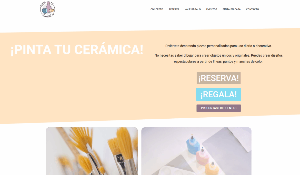 web de pinta tu cerámica