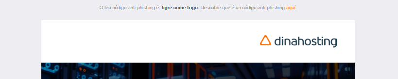 código anti-phishing dinahosting